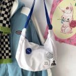 Sac-a-Bandouliere-Decontracte-Japonais-avec-zip-et-Badges-galerie-7519