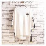 T-shirt-Decontracte-a-Coupe-Ample-avec-Lacage-Decoratif-galerie-6524