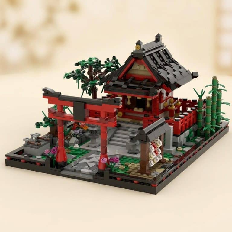 Temple-Japonais-de-Type-Lego-avec-Sanctuaire-et-Torii-de-1303-Pieces-picture-7925