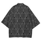 Veste-Haori-Japonaise-a-Motif-Geometrique-Hexagonal-galerie-1144