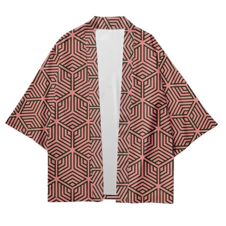 Veste-Haori-Japonaise-a-Motif-Geometrique-Hexagonal-galerie-7221