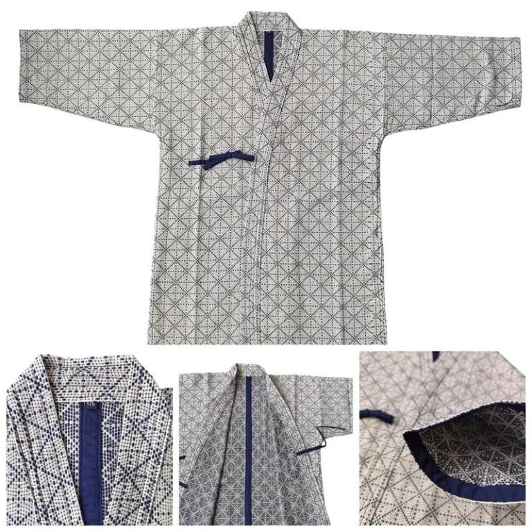 Veste-Kendo-Keikogi-a-Motif-Geometrique-Asanoha-en-Coton-galerie-1686