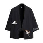 Veste-Kimono-a-Manches-Trois-quarts-avec-Broderies-de-Grues-Japonaises-galerie-5455