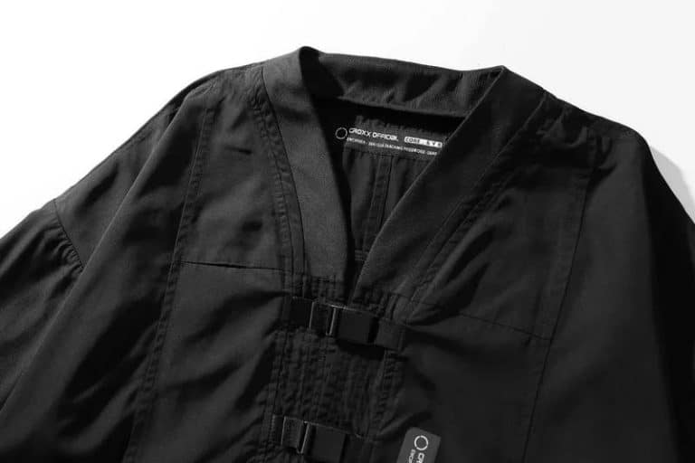 Veste-Kimono-a-Manches-Trois-quarts-avec-Poche-Zippee-galerie-2151