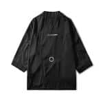 Veste-Kimono-a-Manches-Trois-quarts-avec-Poche-Zippee-galerie-8555