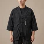 Veste-Kimono-a-Manches-Trois-quarts-avec-Poche-Zippee-picture-7591