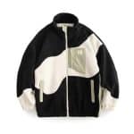 Veste-en-Polaire-Teddy-avec-Design-Bicolore-Contrastant-galerie-1386