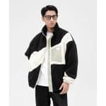 Veste-en-Polaire-Teddy-avec-Design-Bicolore-Contrastant-galerie-4247