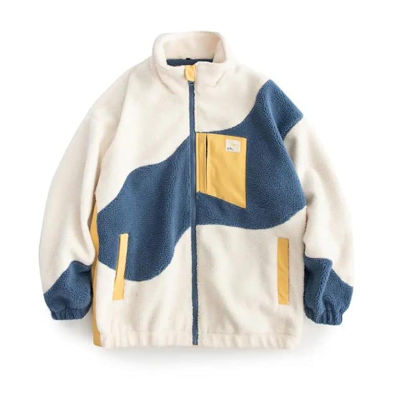 Veste-en-Polaire-Teddy-avec-Design-Bicolore-Contrastant-galerie-4830
