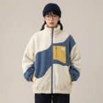 Veste-en-Polaire-Teddy-avec-Design-Bicolore-Contrastant-picture-8681