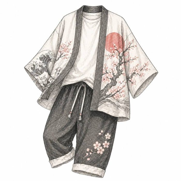 Vêtements Casual Japonais