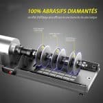 Aiguiseur de couteaux électrique pour couteaux japonais à meules diamantées
