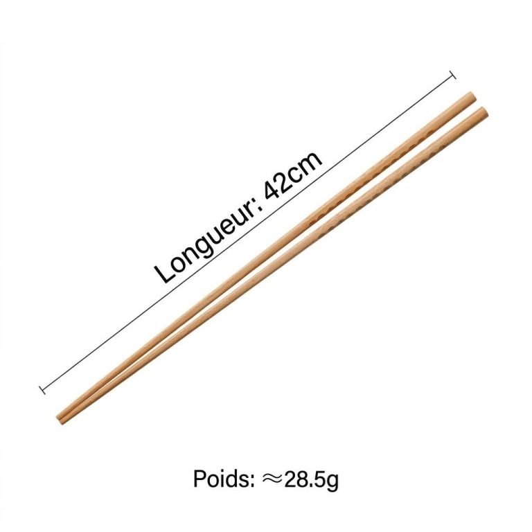 Baguettes-Japonaise-de-Cuisine-Extra-longues-en-Bois-Naturel-technique-5391