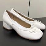 Ballerines-Tabi-Elegantes-a-Talon-bas-en-Simili-cuir-avec-Nud-Decoratif-2