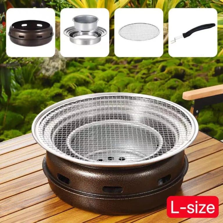 Barbecue-Coreen-Portable-en-Fonte-avec-Grille-et-Accessoires-galerie-7278