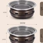 Barbecue-Coreen-Portable-en-Fonte-avec-Grille-et-Accessoires-galerie-7819