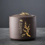 Boite-a-the-Japonaise-en-Ceramique-avec-Decor-Dore-Grave-galerie-9587