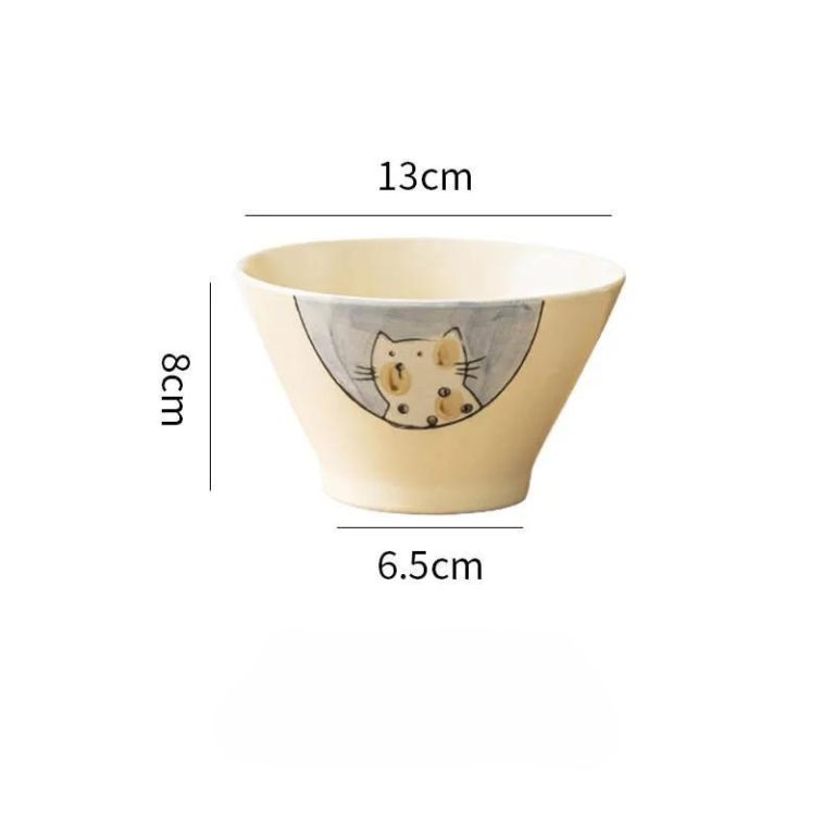 Bol-Japonais-en-Ceramique-a-Motifs-Danimaux-Kawaii-pour-Soupe-et-Nouilles-galerie-1947
