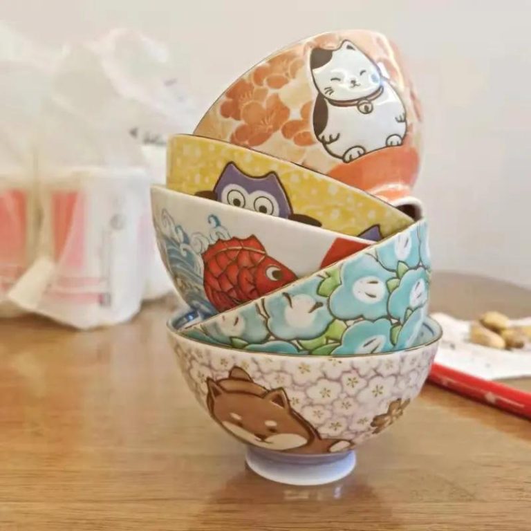 Bol-Japonais-en-Ceramique-avec-Motifs-Danimaux-Kawaii-galerie-8426