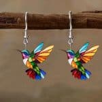Boucles-Doreilles-Pendantes-en-Forme-de-Colibri-Multicolore-galerie-4874