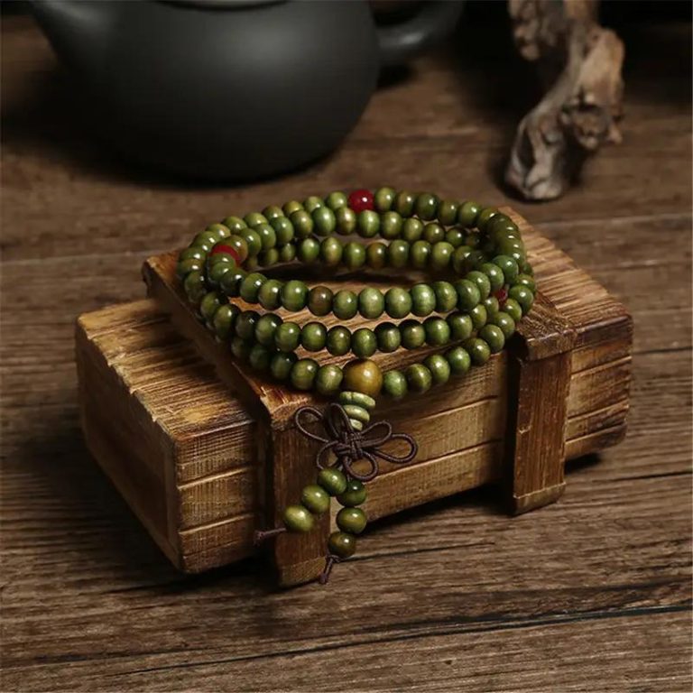 Bracelet-Mala-de-Perles-en-Bois-avec-Cordon-Ajustable-galerie-5605