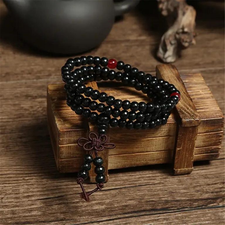 Bracelet-Mala-de-Perles-en-Bois-avec-Cordon-Ajustable-galerie-7184