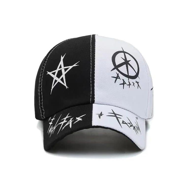 Casquette de baseball streetwear à motifs graphiques