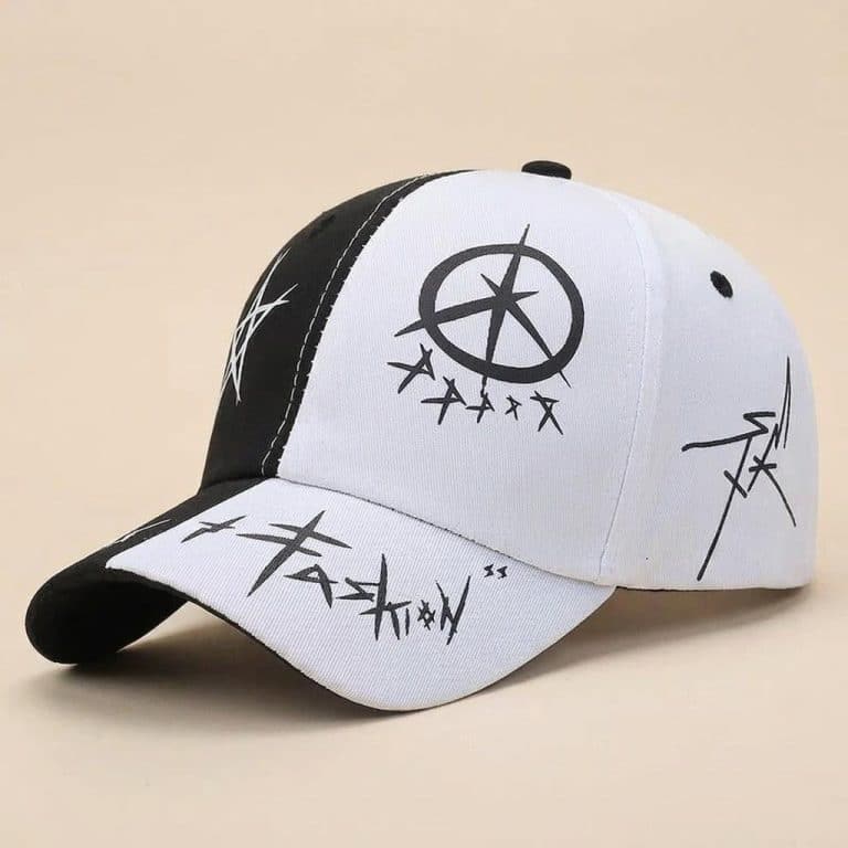 Casquette de baseball streetwear à motifs graphiques