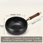 Casserole-Artisanale-Japonaise-Antiadhesive-avec-Manche-en-Bois-a-Bague-Doree-galerie-76826