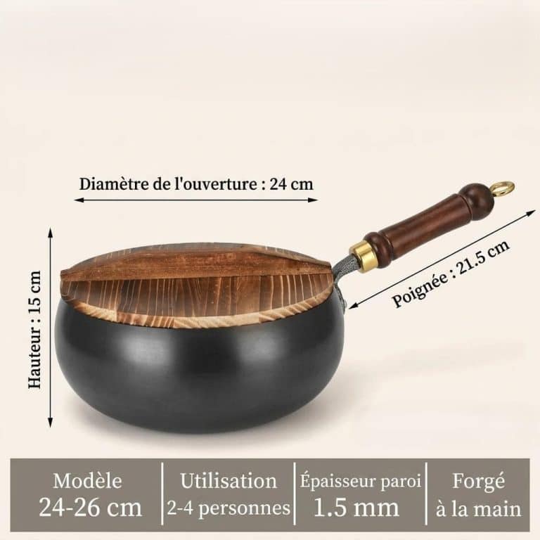 Casserole-Artisanale-Japonaise-Antiadhesive-avec-Manche-en-Bois-a-Bague-Doree-galerie-77925