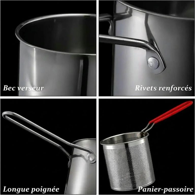 Casserole-Friteuse-Inox-avec-bec-Verseur-et-Panier-Perfore-Amovible-technique-3150