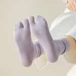 Chaussettes Tabi japonaises en coton mi-mollet