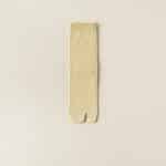 Chaussettes Tabi japonaises en coton mi-mollet - Jaune Clair