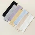 Chaussettes Tabi japonaises en coton mi-mollet