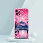 Coque-Iphone-Antichoc-a-Motif-Japonais-de-Cerisiers-en-Fleurs-et-de-Pont-sur-Leau-galerie-1660