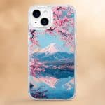 Coque de Protection pour Iphone avec Motifs de Paysages Japonais du Mont Fuji - 3 - picture 4198