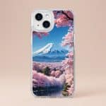Coque de Protection pour Iphone avec Motifs de Paysages Japonais du Mont Fuji - 4 - picture 7148