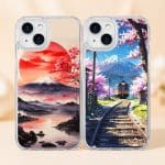 Coque-de-Protection-pour-Iphone-avec-Motifs-de-Paysages-Japonais-du-Mont-Fuji-picture-1644