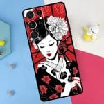 Coque-de-Tylyphone-avec-Illustration-de-Geisha-Japonaise-galerie-8908