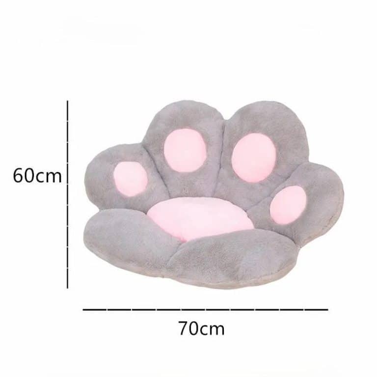 Coussin de chaise en forme de patte de chat dans L’esprit Kawaii