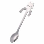 Cuillere-a-Cafe-de-Chat-en-Acier-Inoxydable-a-Suspendre-galerie-7629