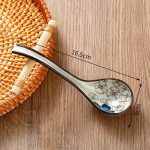 Cuillere-a-Soupe-Japonaise-en-Ceramique-Ornee-de-Decors-Floraux-et-Naturels-galerie-1398