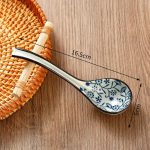 Cuillere-a-Soupe-Japonaise-en-Ceramique-Ornee-de-Decors-Floraux-et-Naturels-galerie-8008
