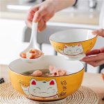 Cuillere-a-Soupe-en-Ceramique-avec-Motif-Maneki-neko-galerie-7887