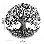Decoration-Murale-Darbre-de-vie-en-Metal-Noir-mat-Ajoure-technique-9775