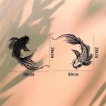 Decoration-Murale-Japonaise-en-Metal-a-Motifs-de-Poissons-Koi-technique-8660