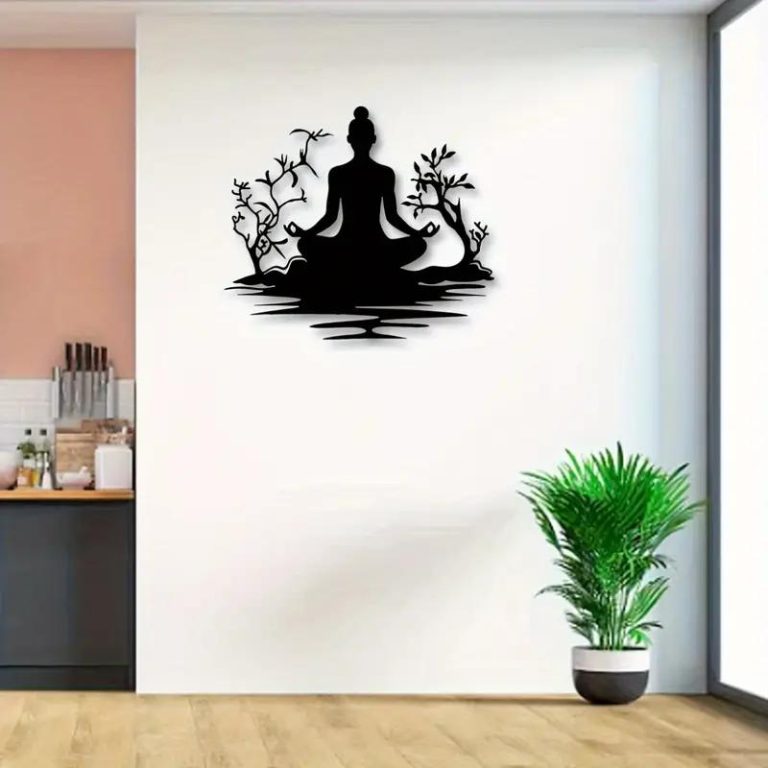 Decoration-Murale-Metal-zen-avec-Silhouette-de-Meditation-galerie-5434