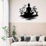 Decoration-Murale-Metal-zen-avec-Silhouette-de-Meditation-galerie-6918