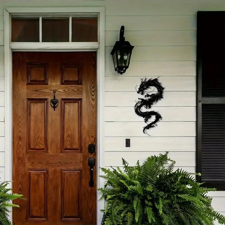 Decoration-Murale-en-Metal-avec-Silhouette-de-Dragon-Asiatique-Noir-galerie-2656