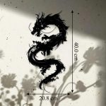 Decoration-Murale-en-Metal-avec-Silhouette-de-Dragon-Asiatique-Noir-technique-8489